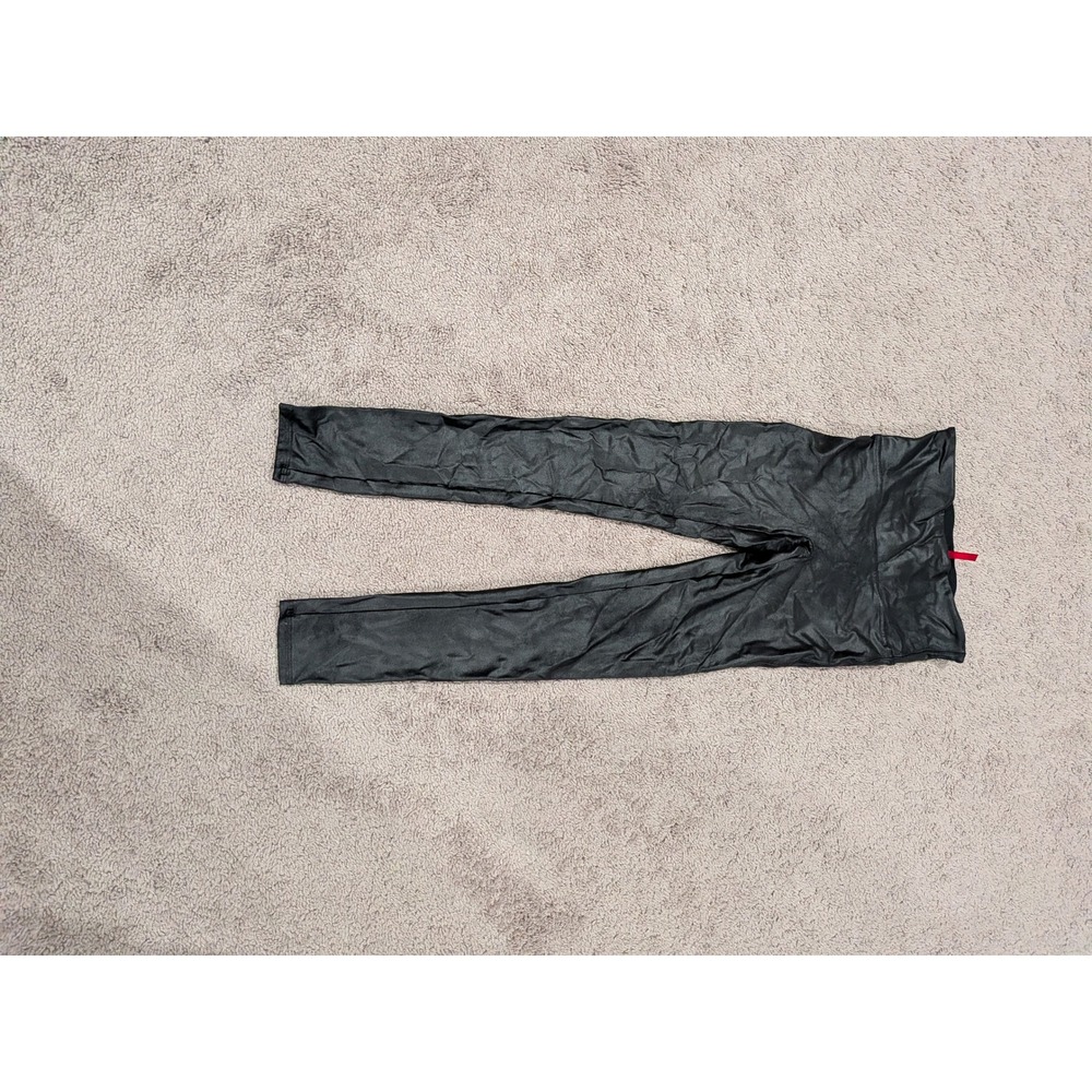 SPANX Faux Leather Leggings High‎ Waist Black M/M